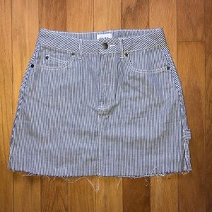 RVCA striped skirt